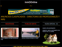 Tablet Screenshot of inmoonline.com